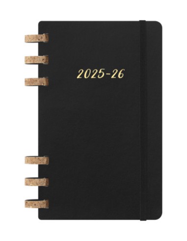 AGENDA 12M 2026 ESPIRAL ACADEMICA L (13 X 21 CM) NEGRA TAPA BLANDA MOLESKINE DSSPB12AMWH3Y26