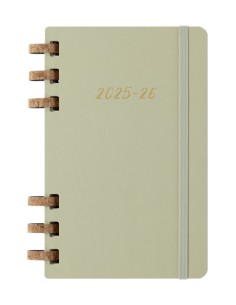 AGENDA 12M 2026 ESPIRAL ACADEMICA L (13 X 21 CM) KIWI TAPA DURA MOLESKINE DHSPK5212AMWH3Y26