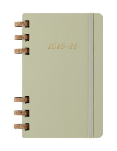 AGENDA 12M 2026 ESPIRAL ACADEMICA L (13 X 21 CM) KIWI TAPA DURA MOLESKINE DHSPK5212AMWH3Y26
