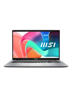 MSI Modern 15 F1MG-256XES Intel Core 5 120U Portátil 39,6 cm (15.6") Full HD 16 GB DDR4-SDRAM 512 GB SSD Wi-Fi 6E (802.11ax) Fre