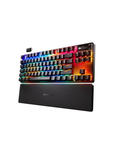 Steelseries APEX PRO TKL WIRELESS GEN 3 teclado Juego USB + RF Wireless + Bluetooth Inglés de EE. UU. Negro