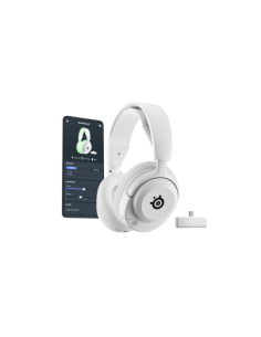 Steelseries Arctis Nova 5X Wireless Auriculares Inalámbrico Diadema Juego USB Tipo C Bluetooth Blanco
