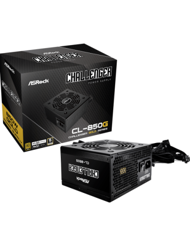 Asrock Challenger CL-850G unidad de fuente de alimentación 850 W 20+4 pin ATX ATX Negro