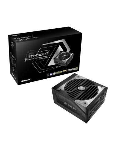 Asrock Taichi TC-1300T unidad de fuente de alimentación 1300 W 20+4 pin ATX ATX Negro