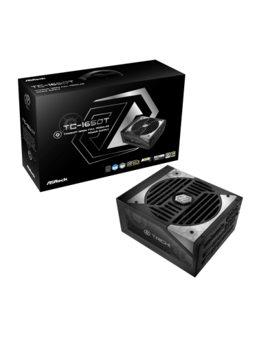 Asrock Taichi TC-1650T unidad de fuente de alimentación 1650 W 20+4 pin ATX ATX Negro