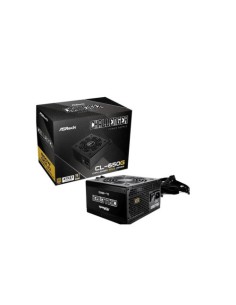 FUENTE ALIMENTACION ASROCK CL-650G,PSU,650W,80 PLUS GOLD,120MM,ACTIVE PFC,PCI-E (6+2 pin)x4,SATA (5 pin)x4