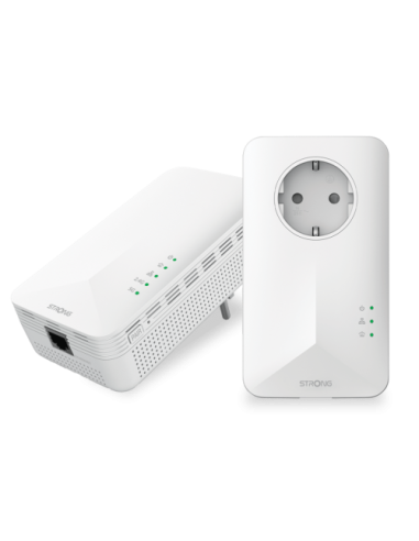 Strong POWERL1000DUOWIFIEUV2 1000 Mbit/s Ethernet Wifi Blanco 2 pieza(s)
