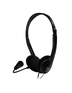 NOX Voice One Auriculares Alámbrico Diadema Llamadas/Música Negro
