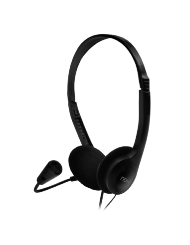 NOX Voice One Auriculares Alámbrico Diadema Llamadas/Música Negro
