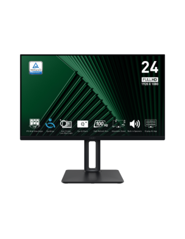 MSI Pro MP245PG pantalla para PC 60,5 cm (23.8") 1920 x 1080 Pixeles Full HD LCD Negro