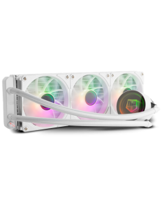 NOX NXHUMMERM360ARGBW sistema de refrigeración para ordenador Procesador Sistema de refrigeración líquida todo en uno 12 cm Blan