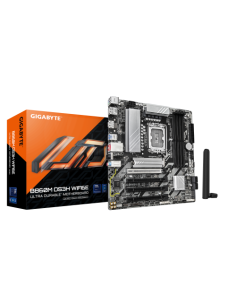 GIGABYTE B860M DS3H WIFI6E Placa base - CPUs Intel Core Ultra, VRM de 5+1+2+1 fases, hasta 9066MHz DDR5, 1xPCIe 5.0 + 1xPCIe 4.0
