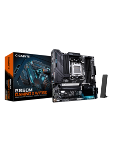 GIGABYTE B850M GAMING X WIFI6E Placa Base - Procesadores AMD Ryzen Serie 9000, VRM Digital 10+2+2 fases, hasta 8200MHz DDR5 (OC)