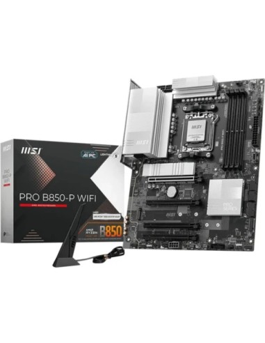 PLACA MSI PRO B850-P WIFI,AMD,AM5,B850,4DDR5,256GB,WIFI,ATX