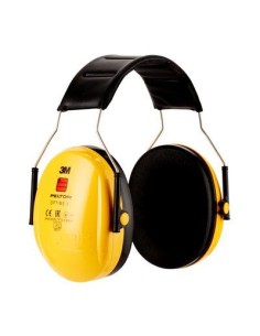 CASCOS OREJERAS ACOLCHADAS CON DIADEMA PROTECCION AUDITIVA PELTOR OPTIME H510A-1 SNR-27DB AMARILLO 3M 7100334982