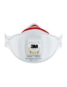 CAJA 2 MASCARILLAS RESPIRADORAS AURA 9332-2 FFP3 CON VÁLVULA 3M 7100329376