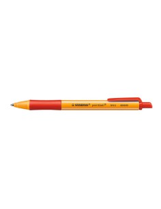 STABILO pointball Rojo Bolígrafo de punta retráctil con pulsador 1 pieza(s)