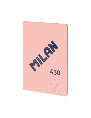 LIBRETA ENCOLADA, PAPEL CUADRICULADO, 48 HOJAS A4, SERIE 1918, ROSA MILAN 57243G48P