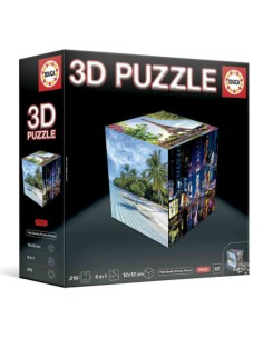 PUZZLE CUBO 3D VIAJES EDUCA BORRAS 20124