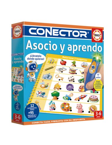 JUEGO CONECTOR ASOCIO Y APRENDO EDUCA BORRAS 20084
