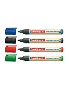 MARCADOR PERMANENTE EDDING ECOLINE 21 COLOR AZUL EDDING 21-003