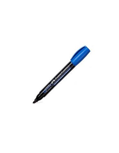MARCADOR MULTIMARK WINNER 54-E AZUL PUNTA BISELADA Y SIN CLIP FABER CASTELL 153151