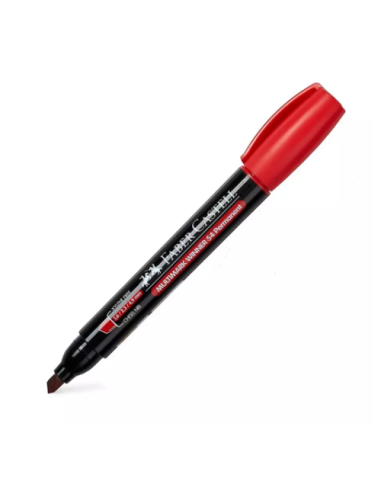 MARCADOR MULTIMARK WINNER 54-E ROJO PUNTA BISELADA Y SIN CLIP FABER CASTELL 153121
