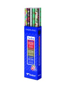 EXPOSITOR 30 ROLLORS PAPEL DE REGALO EVERYDAY "ELEGANCE GIFT" 1X2 M 5 DISEÑOS SURTIDOS FABRIANO S0310016