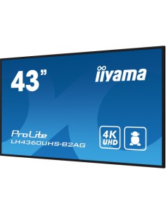 MONITOR IIYAMA 43" 3840X2160, UHD, 500CD/M2, MM 2X 10W, 3X HDMI, USB X2 (V2.0), WIFI, PLUG&PLAY DDC2B / RS232C XL, IISIGNAGE2 FA