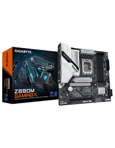 PLACA GIGABYTE Z890M GAMING X,INTEL,1851,Z890,4DDR5,256GB,1HDMI+2DP,4SATA3+3M.2,2.5GBLAN,3USB3.2,MATX