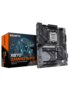 GIGABYTE X870 GAMING WIFI6 Placa Base - Compatible con CPUs AMD Ryzen 9000, VRM de 8+2+2 fases, hasta 8000MHz DDR5 (OC), 1x PCIe