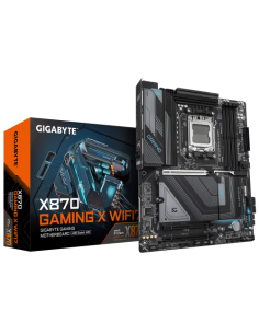 GIGABYTE Placa Base X870 GAMING X WIFI7 - Compatible con CPUs AMD Ryzen 9000, 16+2+2 fases VRM, hasta 8000MHz DDR5 (OC), 1xPCIe 