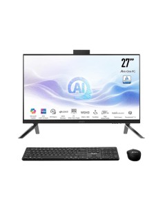 MSI AIO MODERN AM273Q AI 1UM-055ES. 27” IPS 2560x1440 (WQHD) 100HZ. INTEL ULTRA 7 155H. INTEL IRIS XE GRAPHICS.DDR5 32GB (16G*2)