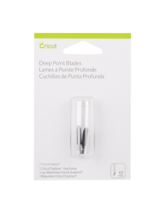 Cricut PC2003535 Set de 2 Lames Coupe Profonde, Plastique, Multicolore, 12 x 8 x 2 cm