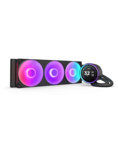 NZXT Kraken Elite 360 RGB Procesador Sistema de refrigeración líquida todo en uno 12 cm Negro 1 pieza(s)