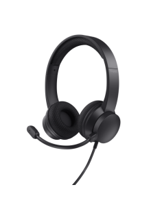 Trust Ayda Auriculares Alámbrico Diadema Llamadas/Música USB tipo A Negro