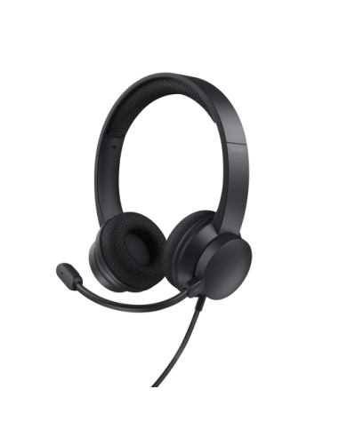 Trust Ayda Auriculares Alámbrico Diadema Llamadas/Música USB tipo A Negro