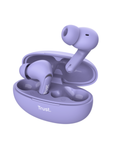 Trust Yavi Auriculares True Wireless Stereo (TWS) Dentro de oído Llamadas/Música USB Tipo C Bluetooth Púrpura