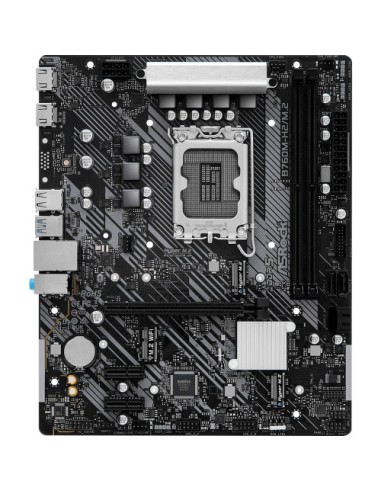 PLACA ASROCK B760M-H2/M.2,INTEL,1700,B760,2DDR5,96GB,HDMI+DP,4SATA+2M.2,5USB 3.2+1USB-C,GBLAN,MATX