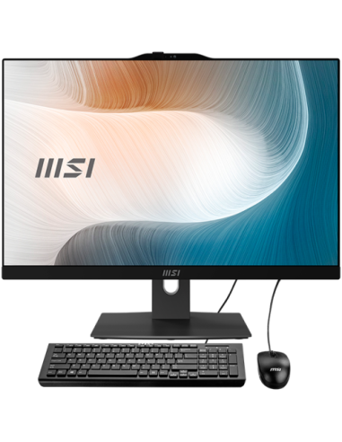 MSI AIO MODERN AM272P 1M-888ES. 27" IPS LED FHD. I7-150U. INTEL IRIS XE GRAPHICS. DDR5 16GB (8GB*2). 512G M.2 PCIE SSD. W11 PRO.