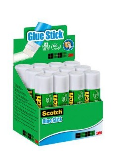 EXPOSITOR 12 BARRAS ADHESIVO PERMANENTE 40G 6240DN SCOTCH 7100115359