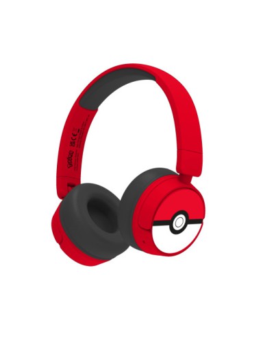AURICULARES KIDS BT POKÉ BALL ROJO OTL TECHNOLOGIES REDSTRING PK1000