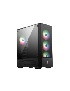 MSI MAG FORGE 112R carcasa de ordenador Midi Tower Negro, Transparente
