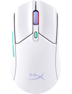 HP HyperX Pulsefire Haste 2 Core inalámbricos: ratón gaming (blanco/verde/púrpura)