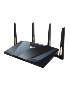 ASUS RT-BE88U router inalámbrico 10 Gigabit Ethernet Doble banda (2,4 GHz / 5 GHz) Negro, Gris
