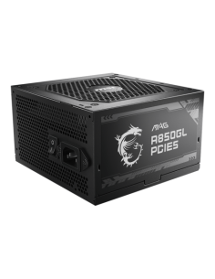 MSI MAG A850GL PCIE5 unidad de fuente de alimentación 850 W 20+4 pin ATX ATX Negro