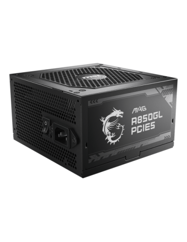 MSI MAG A850GL PCIE5 unidad de fuente de alimentación 850 W 20+4 pin ATX ATX Negro