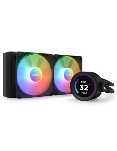 NZXT Kraken Elite 240 RGB Procesador Sistema de refrigeración líquida todo en uno 12 cm Negro 1 pieza(s)