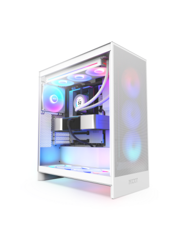 NZXT H7 Flow RGB Midi Tower Blanco