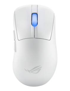 ASUS ROG Keris II Ace Wireless AimPoint White ratón mano derecha RF Wireless + Bluetooth + USB Type-A Óptico 42000 DPI